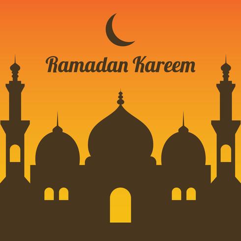 Fondo de Ramadan Kareem vector