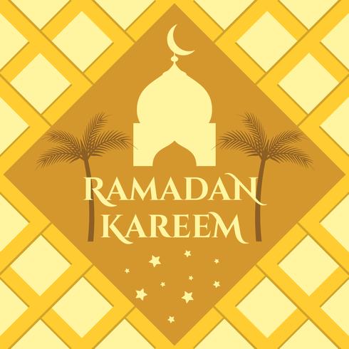 Fondo de Ramadan Kareem vector