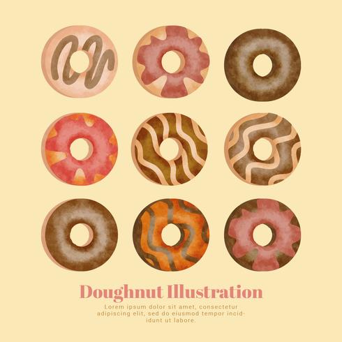 Vector Doughnuts Collection