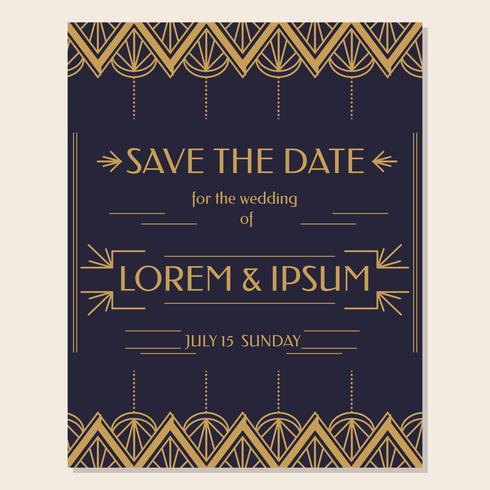 Save The Date Vector 