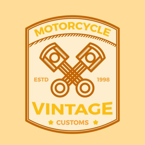 Flat Vintage Label Vector