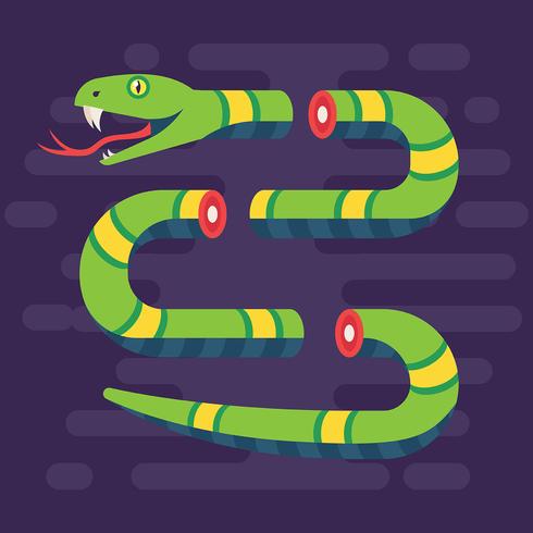 Ilustración del vector de serpiente