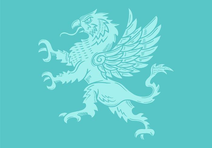 griffin coat of arms vector