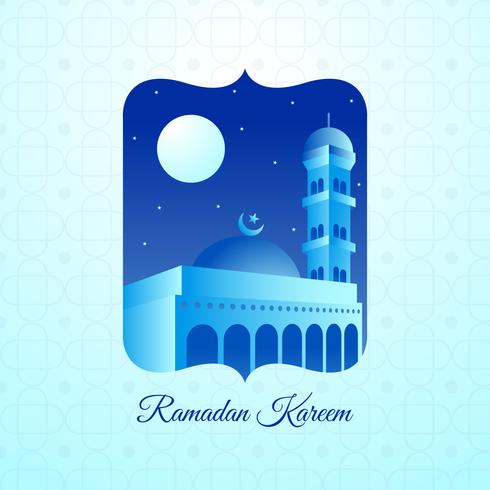 Fondo de vector de Ramadan Kareem