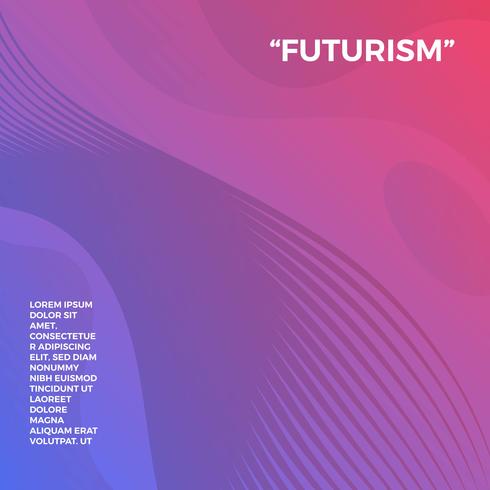 Fondo de vector de Futurismo