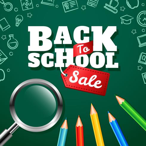 Back to School Sale vector