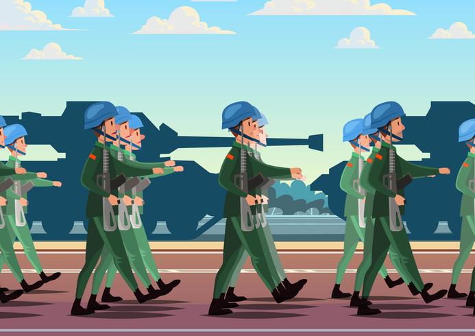 Military Parade vector