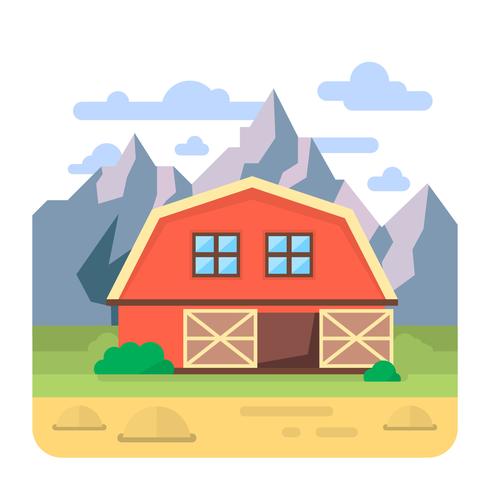 Farm Barn vector