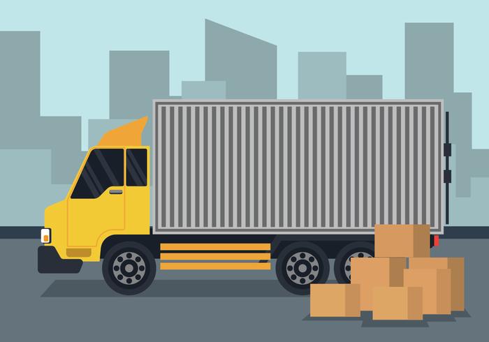 Moving Truck Illustration vector