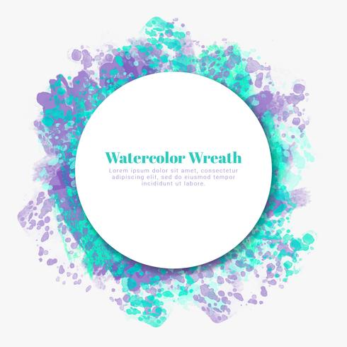 Vector Watercolor Decoration