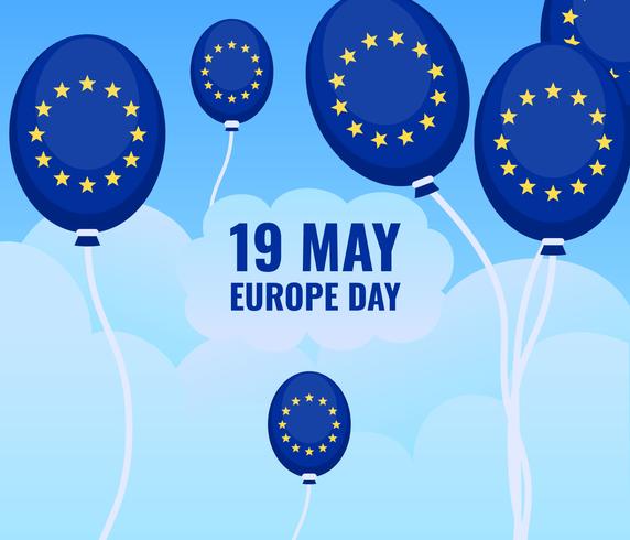 Outstanding Europe Day Vectors