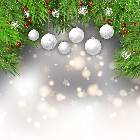 Christmas baubles background 209530 Vector Art at Vecteezy