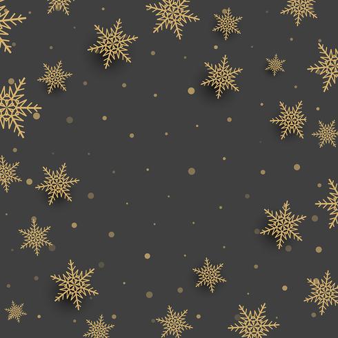 Christmas snowflake background  vector