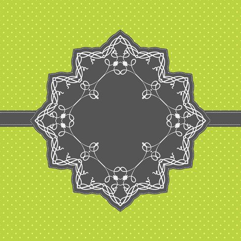 Decorative retro background  vector