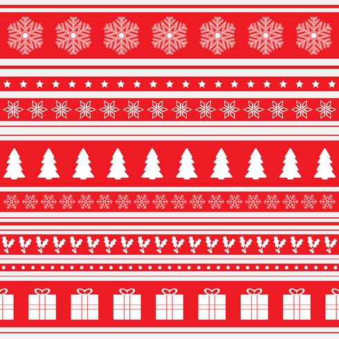 Christmas pattern background vector