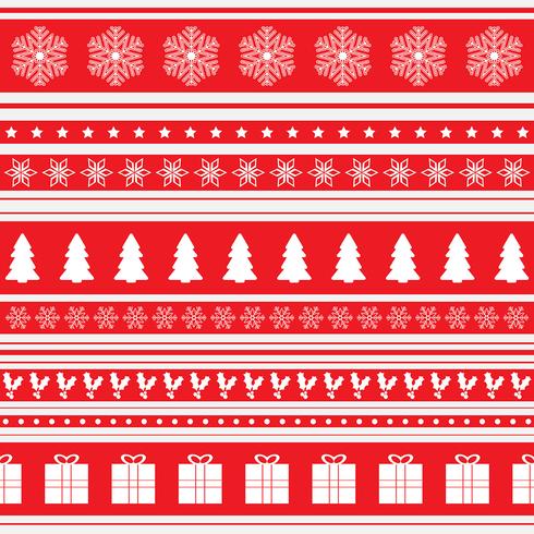 Christmas pattern background vector