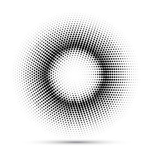 Halftone dot background  vector