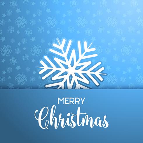 Christmas snowflake background  vector