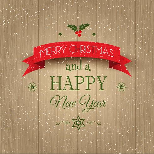 Decorative Christmas and New Year background vector