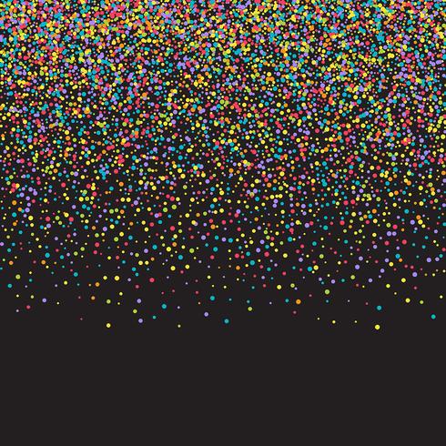 Colourful confetti background  vector