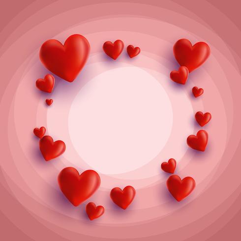 Hearts background  vector