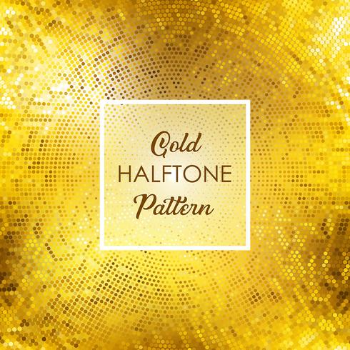 Fondo de semitono de oro vector
