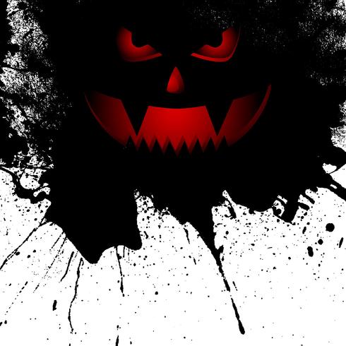 Grunge Halloween background vector