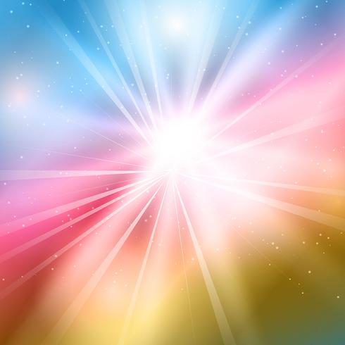 Starburst background  vector