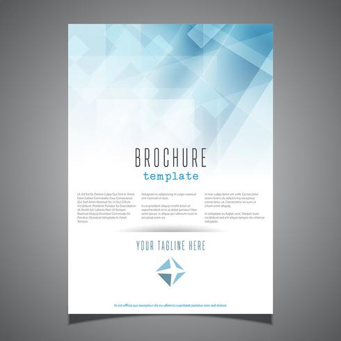 Brochure template design  vector