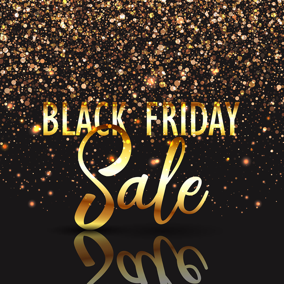 Download Black Friday gold confetti background - Download Free ...