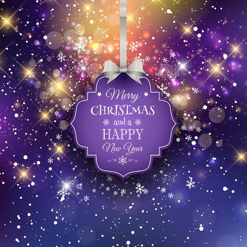 Christmas label background  vector