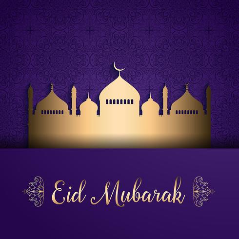 Eid mubarak background  vector