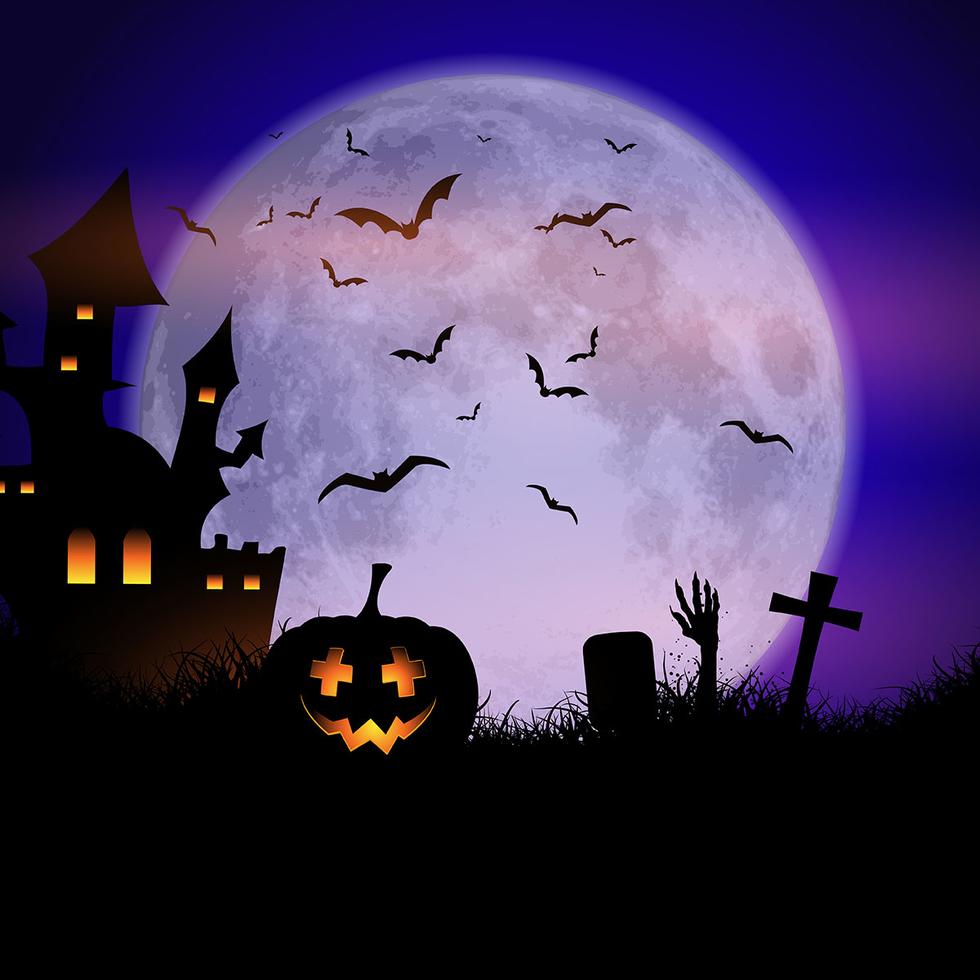 Spooky Halloween background 209930 Vector Art at Vecteezy