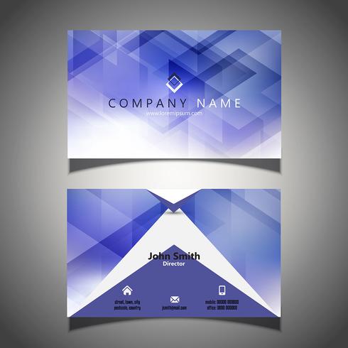 Modern business card design  vector