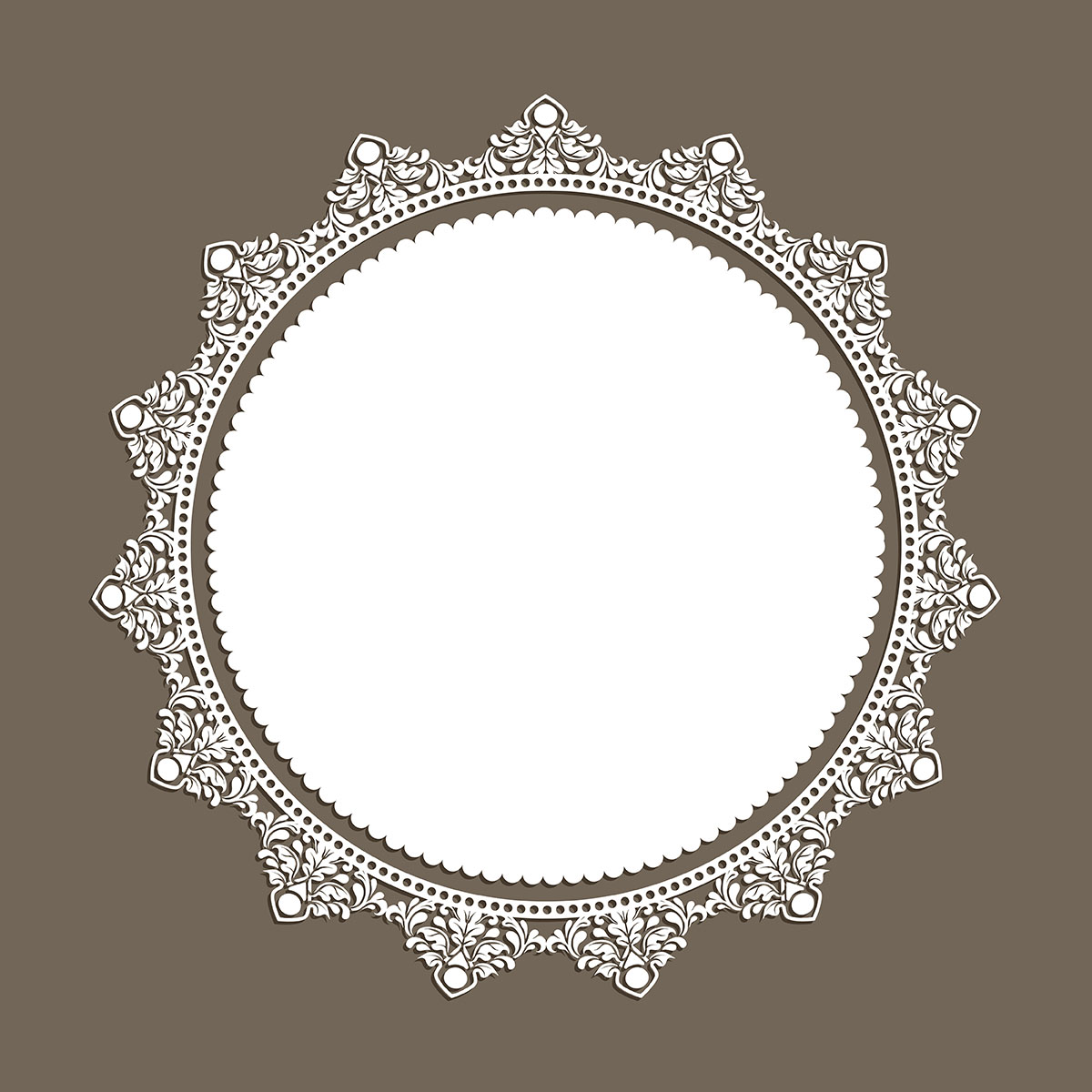 Download Decorative lace style border - Download Free Vectors ...