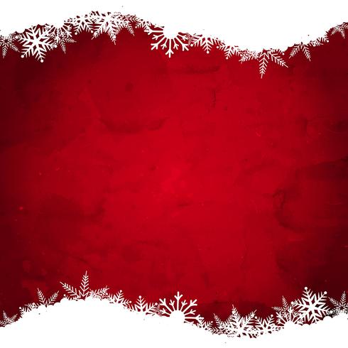 Grunge Christmas snowflake background  vector