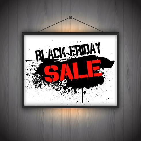 Black friday sale notice background  vector