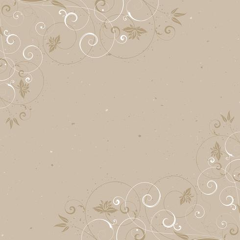 Vintage floral frame vector