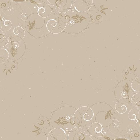 Vintage floral frame vector