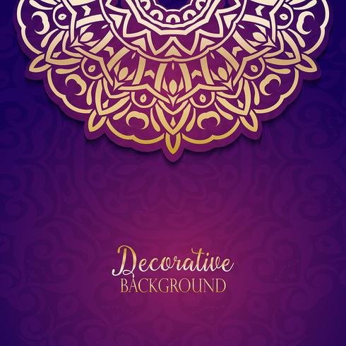 Decorative background design vector
