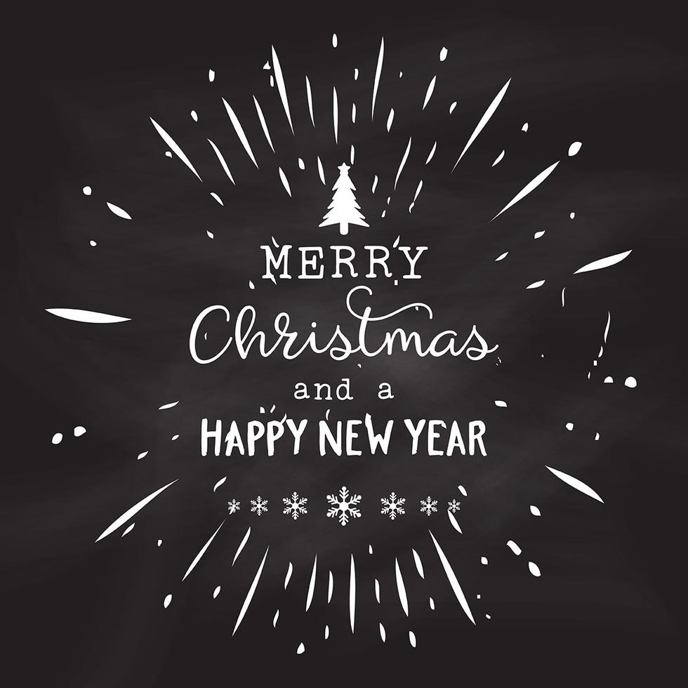 Chalkboard Christmas design 210139 Vector Art at Vecteezy