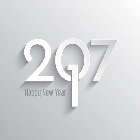 Minimilist Happy New Year background  vector