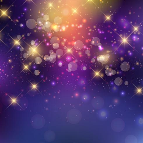 Bokeh lights background  vector