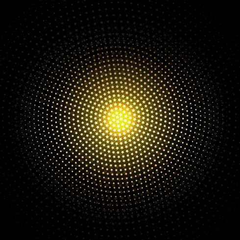 Gold stars background  vector