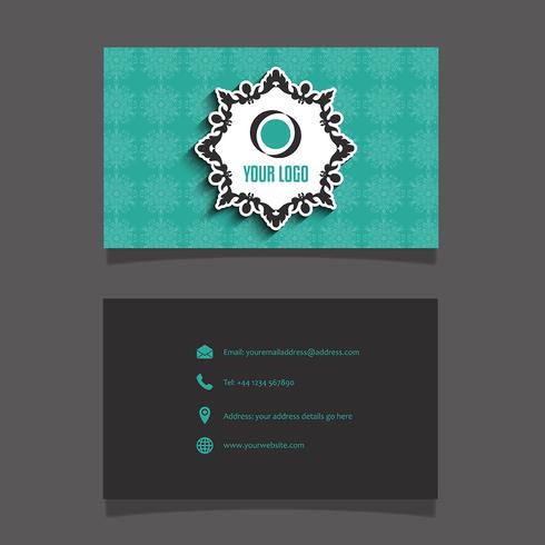 Business card layout  vector