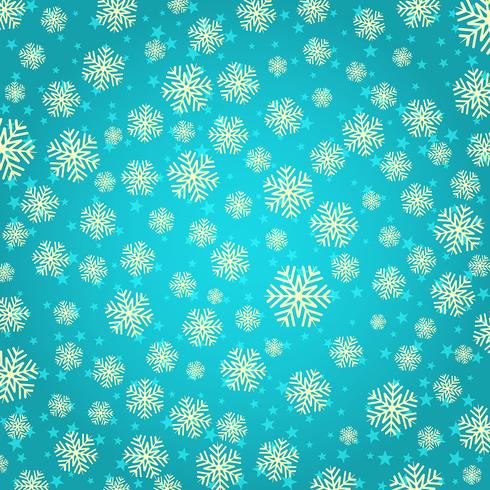 Snowflakes and stars  vector