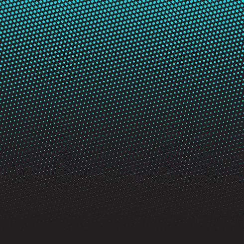 Halftone star pattern design vector