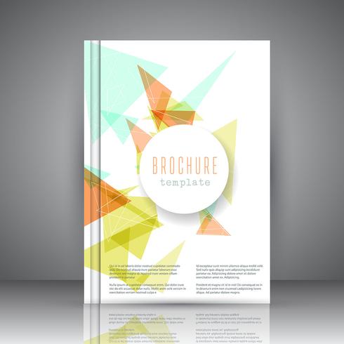 Business brochure design vector