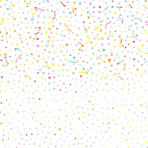 Confetti background vector