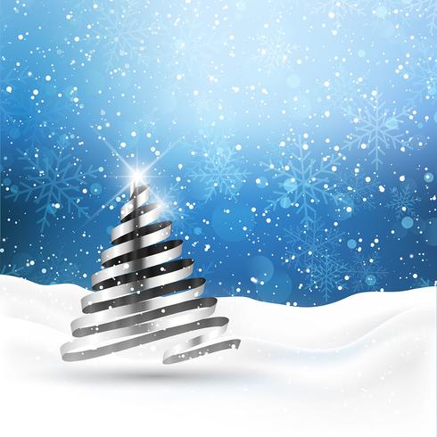 Christmas tree background  vector